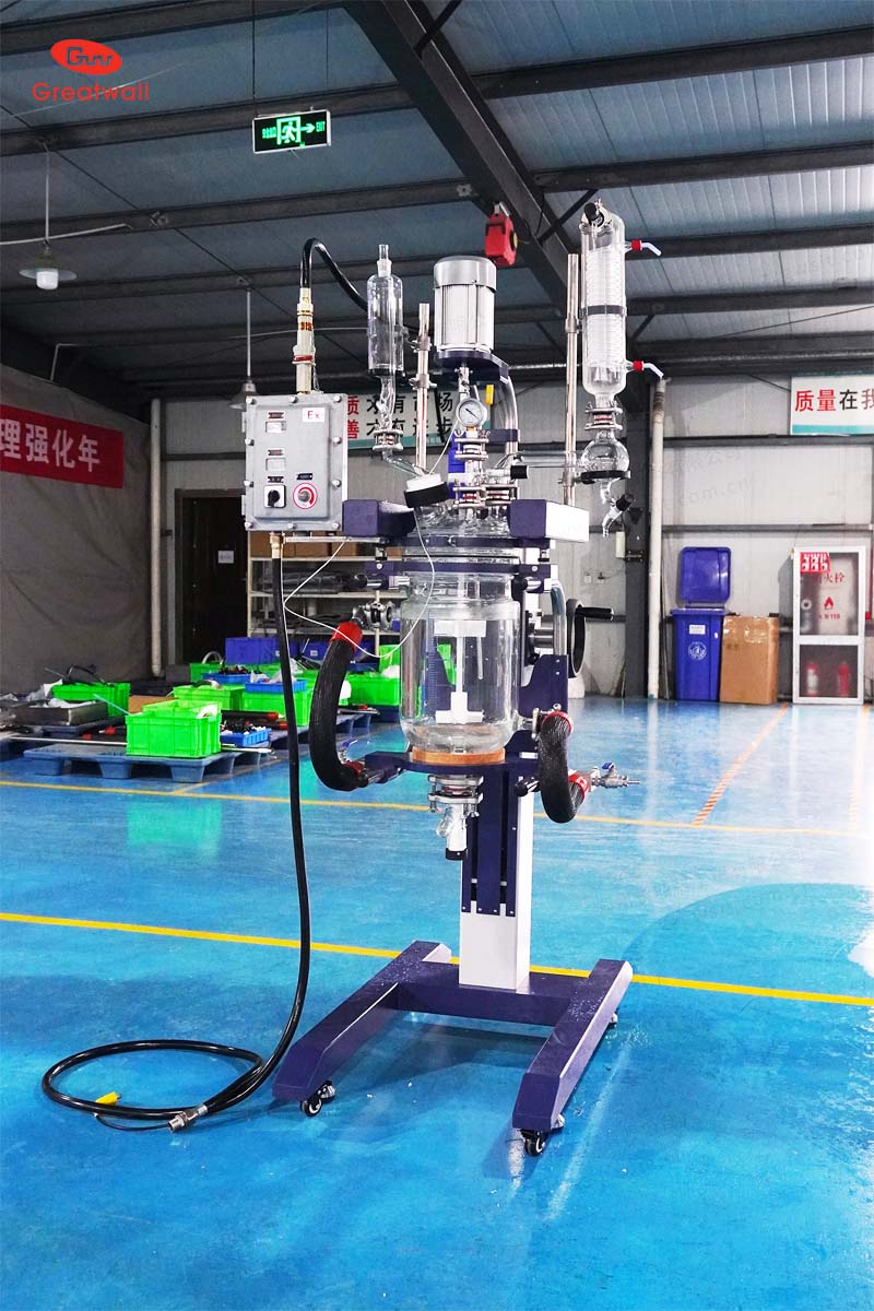 防爆玻璃反应釜grl-10ex