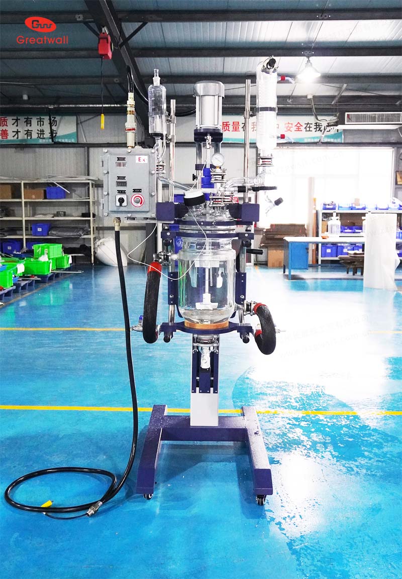 防爆玻璃反应釜grl-10ex