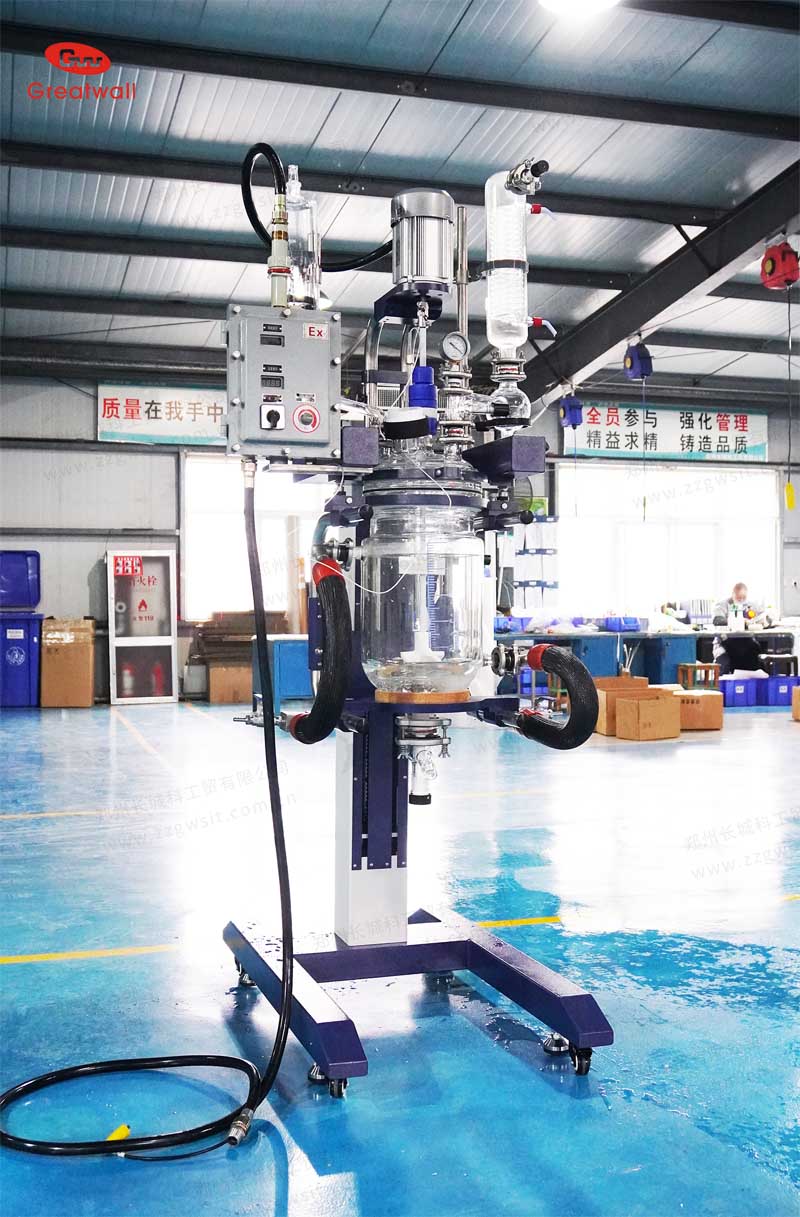 防爆玻璃反应釜grl-10ex