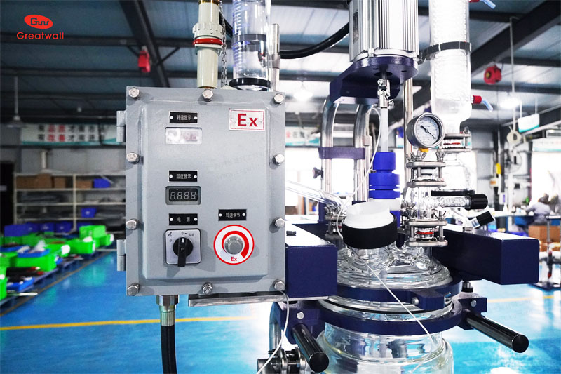 防爆玻璃反应釜grl-10ex