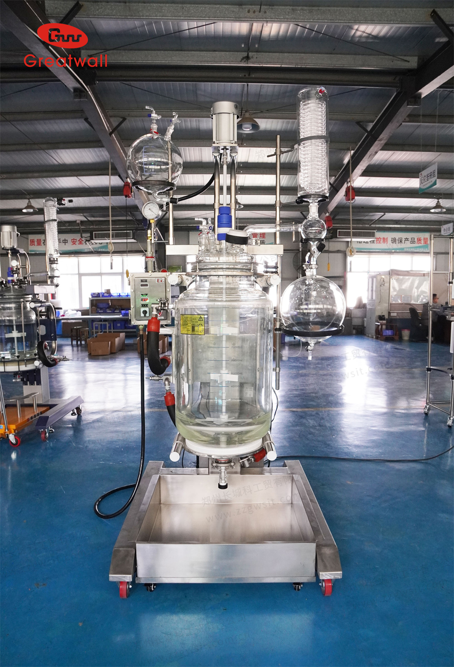 grsl-100ex升降玻璃反应釜